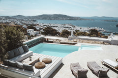 We have absorbed all Airbnb fees!<br /><br />Villa Astra has been through a majo New York, NY Serviced Luxury Villa / Sunset View /Near the Town Cycladic home vacation rental 13017468