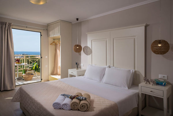 Deluxe Category is a special & new category in Notos Heights Hotel & Suites, wit Malia beach, Greece Deluxe Mini Suite Sea View Shared Pool (A3) +BB Room in hotel vacation rental 21116296