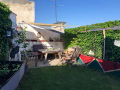 The room is located in a shared flat. It is very quiet and cozy, although the ap  Cosy room in shared flat with rooftop garden Private room in rental unit vacation rental 628734088505552483