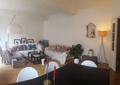 Individual bedroom and  private bathroom in a very spatious and luminous appartm Paris, France LOUVRE - Private bedroom & bathroom in 110m² Private room in rental unit vacation rental 19499717