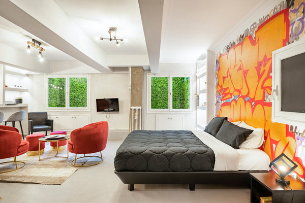 How cool is this studio apartment (fully equipped and furnished) featuring an in Athens, Greece Brand New Modern Street-Style STUDIO /CITY CENTER Entire condo vacation rental 617868101942967044
