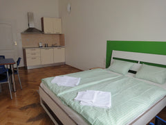 Hezký světlý byt s  kuchyňským koutem a komfortní manželskou postelí v centru Pr  Ubytování v centru Prahy Entire rental unit vacation rental 34887822