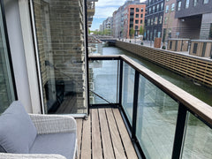 Apartment of 115m2 on 2 levels with stairs directly down to the canal from the l Copenhagen, Denmark Modern Apartment with own Ladder to the water. Entire rental unit vacation rental 44306604