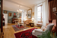 Deux pièces accueillant proche du Centre Pompidou, de la Seine et des transports Paris, France 50 m2 au coeur du Marais 1er étage Entire rental unit vacation rental 3729680