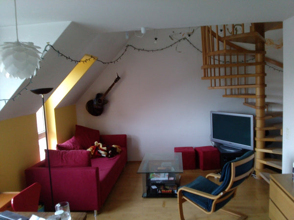 Schöne zweistöckige Wohnung mit einigen witzigen Details. Fünf Minuten zu Fuß vo Vienna, Austria 2 Zimmer-Wohnung mit Balkon, 72m² Entire rental unit vacation rental 10624603