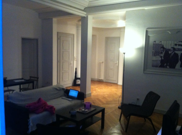 Chambre double dans un bel et grand appartement avec balcon sur rue. Idéalement  Lyon, France Chambre Double Plein Centre Private room in rental unit vacation rental 8755156