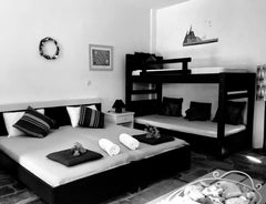 My place is close to wonderful views, restaurants and dining areas and beach. My Athens, Greece Palm Studios Livadi Schinoussa - Yellow room Private room in rental unit vacation rental 17278145