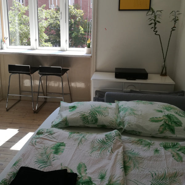 A bedroom for one or two in a calm neighborhood. The apartment is located on Ama Copenhagen, Denmark Cosy room close to airport and the city center Private room in rental unit vacation rental 16685297