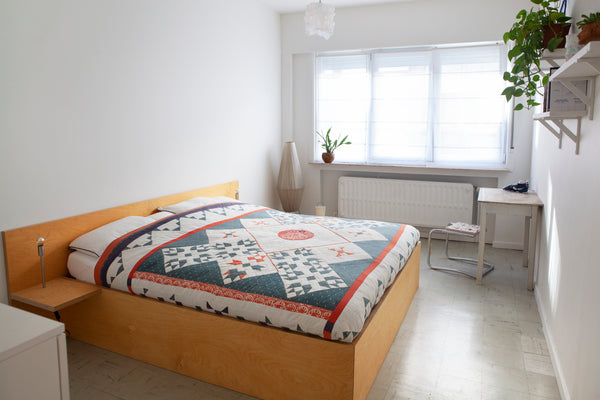 Studio de 40m2 avec chambre à coucher, kitchenette, salle de bain, toilettes et  Brussels, Belgium Studio atypique avec atelier Entire rental unit vacation rental 49052776