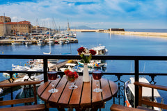 Our apartment provides an unobstructed breathtaken view of the picturesque Venet Chania, Greece Cosy seafront view apartment in Chania Entire rental unit vacation rental 25363436