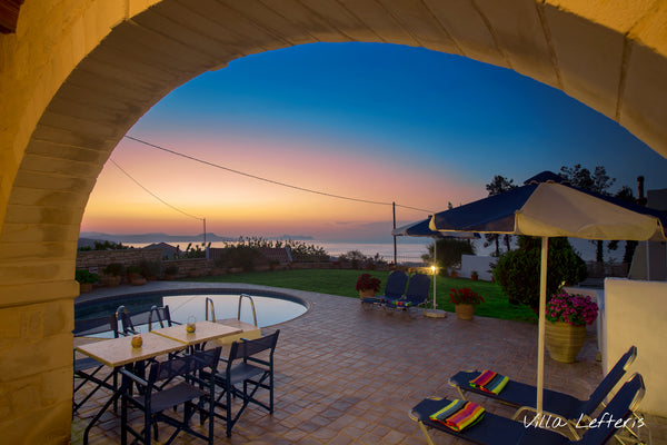 Villa Lefteris offers unique panoramic views at the sea and the mountains. The v Rethimnon, Greece Villa & Private Pool and Sea Views near the city Entire villa vacation rental 50352859