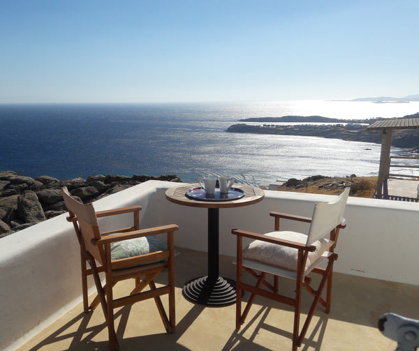 The place is located in paradise beach. Just before the entrance to Paradise bea  Balcony to Paradise. Paradise Beach Mykonos. Entire condo vacation rental 36012017