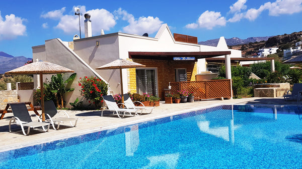 Enjoy a panoramic 360° Sea and Mountain views, in an Eco-modern New building, wi Makry Gialos, Greece Beautiful Seaside Villa with pool - B-11 Villa Entire bungalow vacation rental 17777109