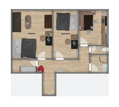 Located a 2-minute walk from Vienna Handelskai Station (Subway & Trains) & Mille Vienna, Austria Complete Apartment (65m2) 3rooms Perfectly Located Entire rental unit vacation rental 51254818