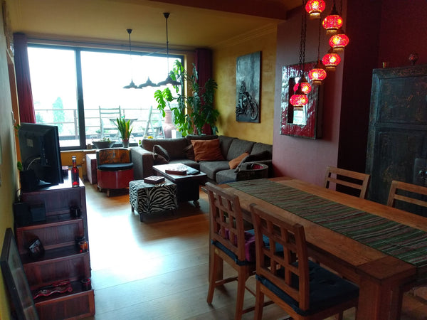 Dakappartement is bereikbaar met een lift, kleine inkomhal, kleine badkamer met  Antwerp, Belgium Penthouse@ThePark Entire rental unit vacation rental 34294000