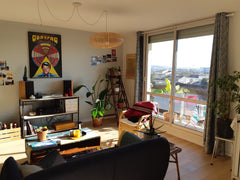 Grand appartement, lumineux et calme, situé dans le quartier Bordeaux Bastide (a Bordeaux, France Grand appartement lumineux avec vue dégagée Entire rental unit vacation rental 54339569