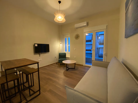 A 45 sqm studio with a double bed,a private balcony and Free Wifi , located in a GB Cosy Studio in Ano Kipseli-C2 Entire rental unit vacation rental 587444406371166112