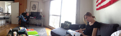 Large studio, well appointed, with a double bed (2 places or 3 places for have t Vernon, France Cosy and Modern Studio (39m²). Shared room in rental unit vacation rental 4912073