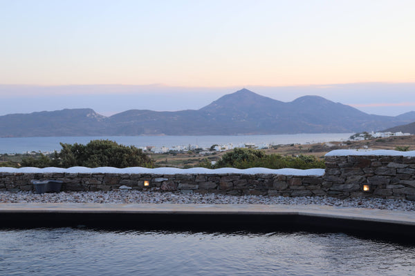 Traditional Cycladic cave - villa made of wood and stone. Panoramic view of Adam Greece Valeria's House Entire villa vacation rental 45048812