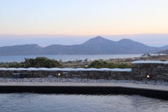 Traditional Cycladic cave - villa made of wood and stone. Panoramic view of Adam Greece Valeria's House Entire villa vacation rental 45048812