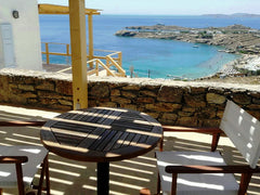 The place is located in paradise beach. There is a private road( starting   abou  Porta del Paradiso. Paradise beach Mykonos. Entire condo vacation rental 35338044