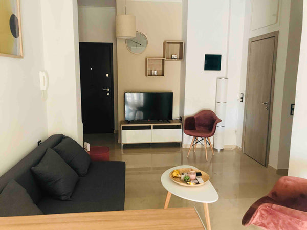 Beautiful apartment 2 minutes walking distance from the beach of Nea Chora and 5 Greece Nea chora appartment, 2 min from  the sea Entire condo vacation rental 50362665