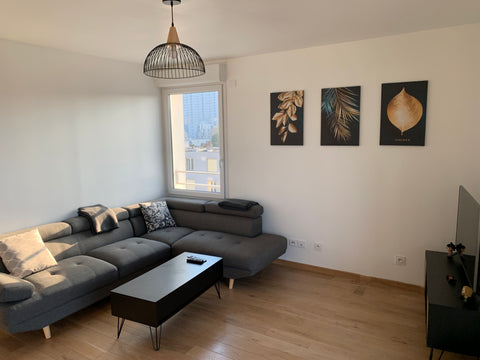 Appartement T3 loué en T2 spacieux et lumineux proche transport, donnant sur les  Logement entier - T2 spacieux et lumineux Entire rental unit vacation rental 597531259957474338