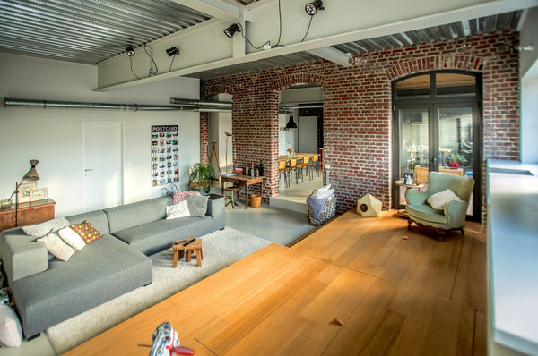 A big, stylish, industrial loft with high ceilings full of light, 5-10 minutes f Ghent, Belgium The 