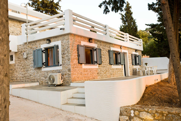 Stone House of 65 sq.m. for Rent, located at Myrties-Kalymnos island in Greece,   Marialena's House Entire home vacation rental 42961878