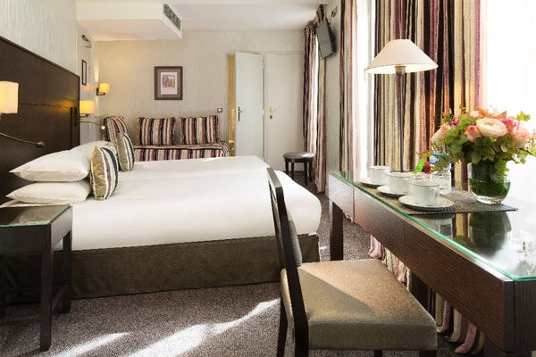 Enjoy a unique stay, close to the greatest Parisian attractions! Our room, which  Chic and ideally located Bedroom Room in boutique hotel vacation rental 29646604