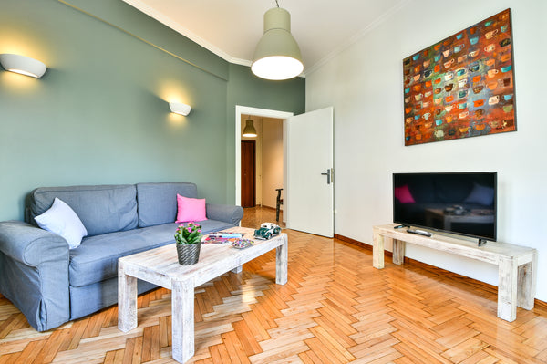 A cornered 1st-floor apartment, ideal for a couple or family that can sleep up t Athens, Greece Acropolis Museum Apartment Entire rental unit vacation rental 30494947