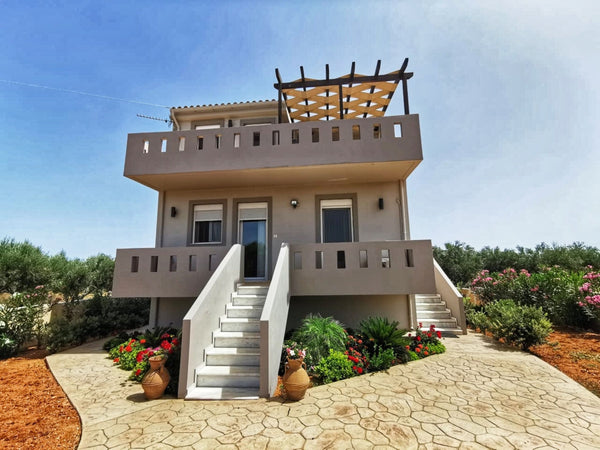 Surrounded by a lush olive grove, Villa Styliana, is an exclusive and gated resi Greece Villa Styliana - Annisaras - near the beach Entire villa vacation rental 18402966