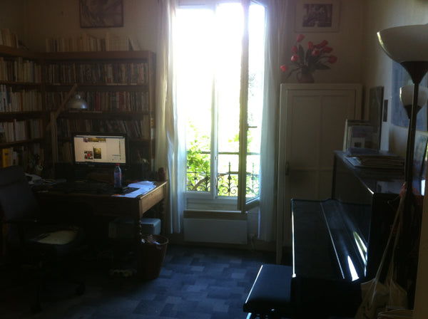 Côté cour, une magnifique verdure qui apaise les regards... <br />Et un chat à c Paris, France Nice flat near the center Entire rental unit vacation rental 7268655