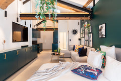 Dominating the terraces, which are regularly crowded with barges moored to the q Lyon, France Mini-Loft Green Place Entire rental unit vacation rental 44614797