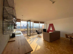 Panorama view of the European Quarter<br /><br />Apartment 2 bedrooms on 21th fl Brussels, Belgium Panorama EU quarter Facing South 21st floor Entire loft vacation rental 50465627