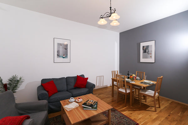 Fully furnished one bedroom apartment, situated on the 3rd floor in a well maint Mníšek pod Brdy, Czechia Na Kozacce 10, # 5 Entire rental unit vacation rental 21182944