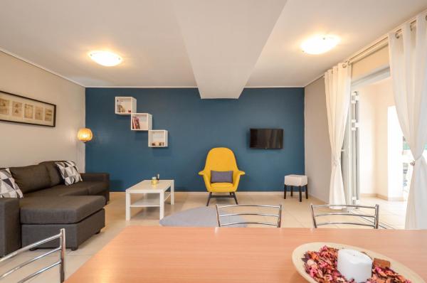 The apartment is ideal for a family or a company of friends or for those you tra Athens, Greece Stylish flat with Balcony near metro (1rst floor) Entire condo vacation rental 12531224
