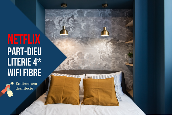 DREAM - FLAT - LYON <br /><br />Vous voyagez à Lyon dans le cadre d'un DÉPLACEME Meyzieu, France ✨Appartement LUXE 💎 PART-DIEU - Dreamy Flat Lyon Entire rental unit vacation rental 45887423