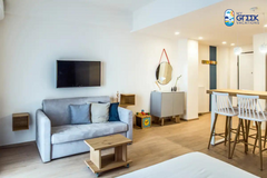 Welcome to our wonderful Hestia studio on the elevated ground floor offering mod Athens, Greece Open Plan Studio w/Gym, Wifi in Beautiful Pagrati Entire rental unit vacation rental 21234461