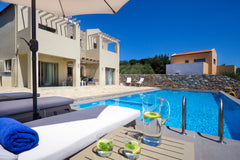 Villa is a brand new modern villa & it is located in the traditional village, on Rethimnon, Greece Private Pool w/Jacuzzi +Childrens Area+Shaded BBQ! Entire home vacation rental 23760992