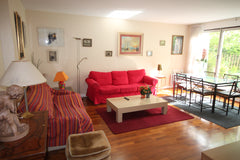 A comfortable flat with a generous lounge 6m x 5m , two bedrooms and small priva Paris, France Montmartre Spacious 2 bed flat garden and garage Entire rental unit vacation rental 3558984