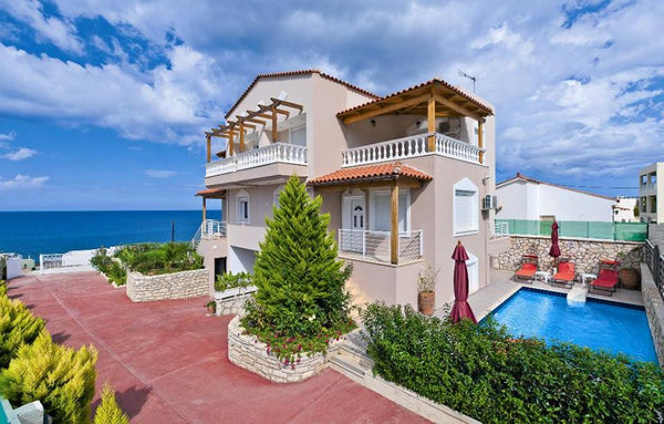 The villa is set right next to its identical one, with each of them featuring it Chania, Greece Tranquil Villa overlooking the Cretan sea Entire villa vacation rental 18400645