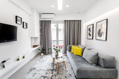 Make a light breakfast in a cozy kitchen with minimalist cabinetry and dine at a Ilion, Greece Design-Savvy Studio with a Cozy Balcony Entire rental unit vacation rental 24694762