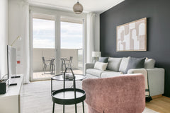 Show up and start living from day one in Vienna with this spacious one-bedroom B Vienna, Austria Leopoldstadt 1BR w/ Gym, Balcony & Shops, nr U2 Entire rental unit vacation rental 643327562561391332
