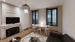 Situé rue Saint-Georges dans un immeuble atypique, l'appartement est situé au 2è Lyon, France T2 45m2 Vieux Lyon St Georges Entire rental unit vacation rental 762067144808486071