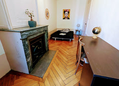 Nous serons ravis de vous accueillir dans cette  chambre élégante (parquet, chem  Chambre dans bel appartement Lyonnais Private room in rental unit vacation rental 669316002796460831