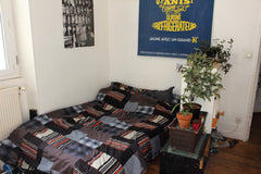 Chambre privée avec lit double dans un appartement de 160m2. L'appartement est s  1 chambre avec lit double sur la place St michel Private room in rental unit vacation rental 20691275