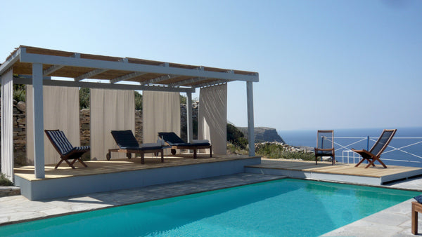 Villa Fengaria and its swimming pool dominate the Aegean sea with a panoramic vi Athens, Greece VILLA FENGARIA Cycladic home vacation rental 11310962