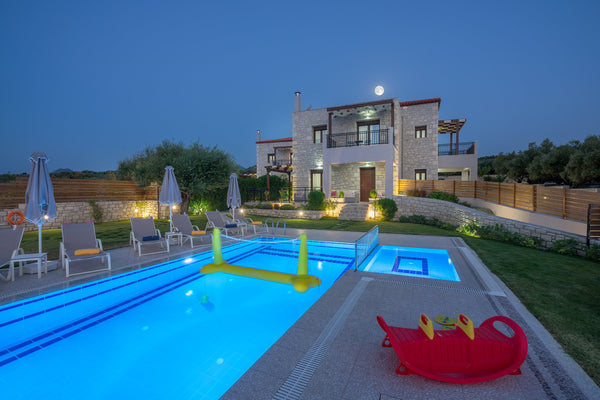 In the center of Crete only 2 minutes away from the national road that crosses t Rethimnon, Greece Olive Garden Villa with private pool (Elanthi) Entire villa vacation rental 16514927
