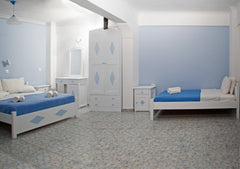 Family Of 4 Lower Level is a room designed for families of 2 kids or a group of  Perissa, Greece Roula villa Family Lower Level Private room in serviced apartment vacation rental 39550456